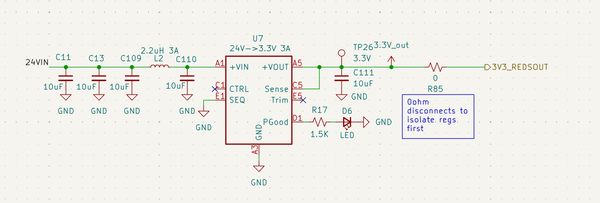 Rocket2 Voltage Regulator Schematic
