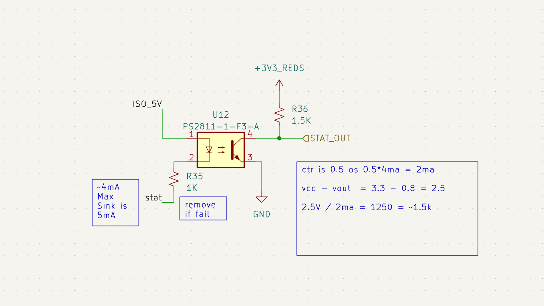 Schematic Snippet: Optocoupler Interface