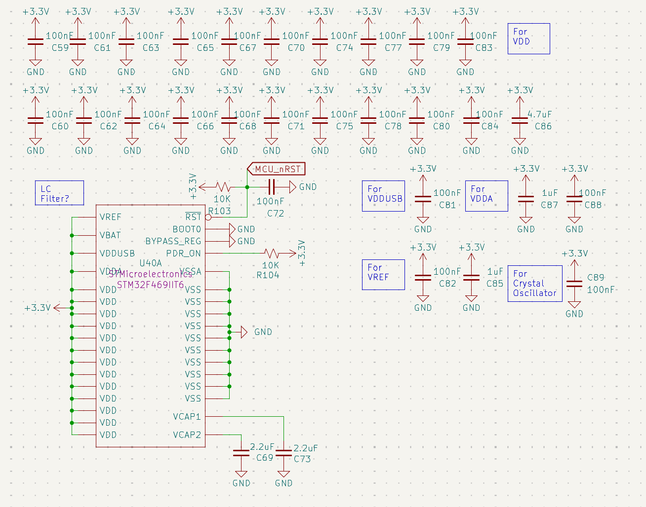 Schematic Snippet: Power Supply Scheme