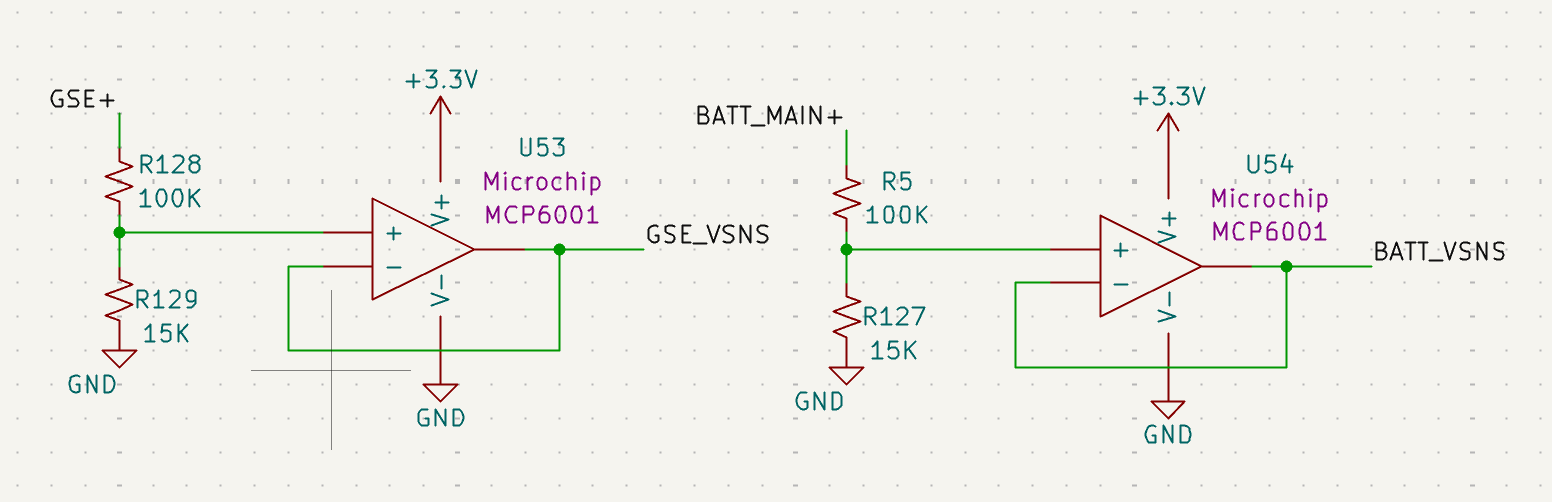 Schematic Snippet: V_Sense MAIN